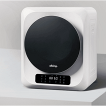 미니건조기 건조기 소형 원룸 빨래 의류 빨래건조기, 화이트 스마트 터치 자외선 건조대