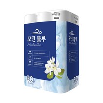 미래생활 모던블루 두루마리휴지 3겹 화장지 30롤