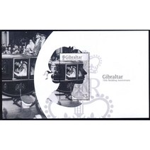 [BKstamp0467외국우표] 지브롤타 엘리자베스2세여왕 결혼70주년 시트(2017년)