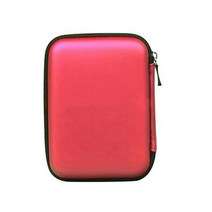 외장하드케이스 2.5 인치 외장 USB 하드 드라이브 디스크 휴대용 케이스 커버 파우치 백 SSD HDD 외장 하, 빨간