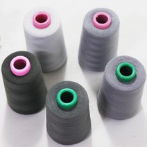 자투리 한정특가 재봉실60수3합 5000m그레이 택1, 재봉실60수3합 5000m진그레이