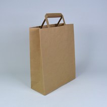 무지 크라프트 끈 쇼핑백 제과제빵_선물용백, 무지 크라프트 끈 쇼핑백(소)