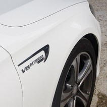 벤츠 C E S클래스 GLC CLS 바이터보 엠블럼 몰딩, V8바이터보 (4매틱:레드)