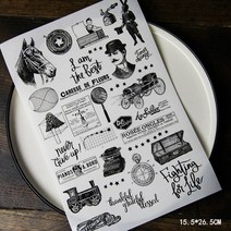 스크래치스티커 사각 실버 칭찬 복권 만들기 DIY 빈티지 전송 신문 문지름 애완 동물 식물 건축 정크 저널 스크랩북 재료 525A 9, 01 01