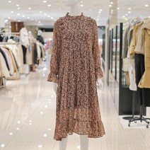 ab.f.z [ab.f.z] 프릴넥플라워쉬폰원피스 (KSW1HO45B)