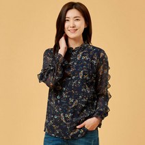 [지센] 여성 쉬폰 블라워 블라우스 LFTBL901_NA