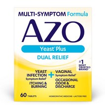 AZO 아조 이스트 플러스 듀얼 릴리프 60정 AZO Yeast Plus