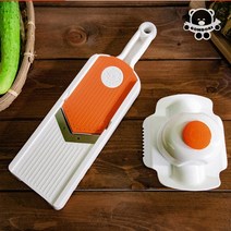오래쓰는 국산칼날 곰돌이 안전 V채칼 무채 김장준비, 단품