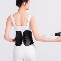 와이어 허리 보호대 복대 자세 교정 아대 디스크 통증 지지대