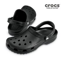 [크록스] 슬리퍼 CROCS 여성 샌들 LQS 10001-001 클래식 클로그 블랙
