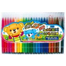 지구 노마르지 사인펜 24색 뚜껑없는 어린이 싸인펜 _ 20236987EA, 본상품선택, 본상품선택