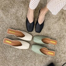 발편한 사각코 발볼넓은 블로퍼 뮬 블러퍼 발편한뮬