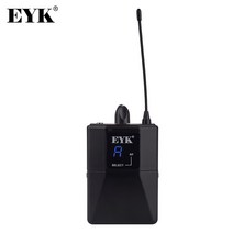 인이어 이어폰이 있는 EYK IEM81 IEM82 전문 UHF 무선 무대 모니터링 시스템 용 바디 팩 수신기, 한개옵션0