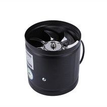 4 inch fan air ventilator for home 주방 금속 파이프 환기 배기 팬 미니 추출기 욕실 화장실 벽 팬 덕트 팬, 검은색
