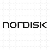 노르디스크 레터링 글씨 NORDISK 캠핑스티커 곰 로고 데칼 차량스티커 방수, 7cm x 0.9cm, 검정색