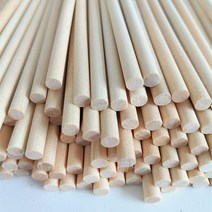 모형재료 원형 나무막대기 아이스크림 스틱 핸드메이드 건축물 DIY 작은 집 원목 자작나무처럼 작다 나무봉 4809097820, 통나무 500 * 5밀리미터 50 즈