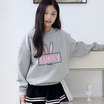 리틀소녀 가을신상 주니어 쥬니어 초등학생 옷 여아 여자 아이돌 아동 티셔츠 맨투맨 오버핏 레이어드티 상의 상하복
