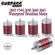 SURPASS HOBBY 2845 F540 3650 방수 브러시리스 모터 60A ESC for RC Car 1/10 Wltoys Racing Off-Road, 09 3650 2050KV 3.175mm