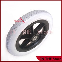 휠체어 부품 바퀴 수리 기조 12 인치 PU 휠 전문 후면 캐스터 교체 부품 도구 솔리드 비 공압 타이어, 한개옵션0, 한개옵션0