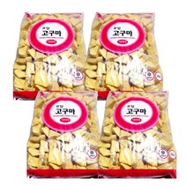 맛탕용 고구마튀김 2kg 4팩 대용량 급식실 납품 고구마빠스, 본품선택