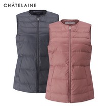 [샤트렌]HC0WVT202_페이크 퍼 경량 덕다운 베스트