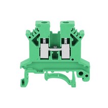 와이어 커넥터 레일 터미널 블록 1 PCS Din UK-2.5B 전기 도체 범용 나사 연결 스트립, [02] Green, [03] 10PCS, 02 Green_03 10PCS