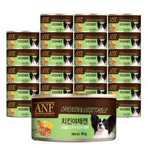 ANF 강아지 캔 95g X 24개, 치킨야채캔, 1박스