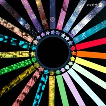 야광 별종이접기 별접기 소원 행운 별종이 diy 집순이 유리병 선물 세트, 옵션3 [ 630장+리본+조명+카드]