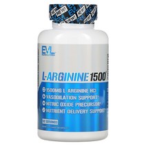 이보루션 뉴트리션 EVLution Nutrition L-알지닌 1500 캡슐 100정, 1개, 기본