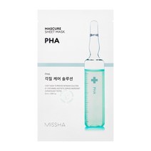 [KT알파쇼핑][미샤] 마스큐어 시트마스크 1매 (각질케어솔루션)