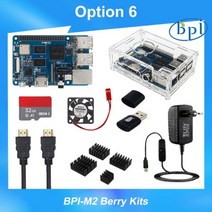 시스템 호환 개발 보드 바나나 파이 BPI-M2 베리 쿼드 코어 Cortex A7 Allwinner A40i CPU 1G DDR 크기 라즈베리 3 MIPI DSI 인터페이스 M2, Option 6