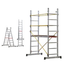 다목적 멀티 스캐폴딩 8단 KCPL002 조립식 고소작업대 스캐폴더 사다리