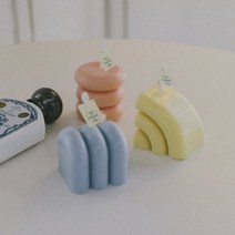 무케렌시아 옹드_오브제 캔들 (3종 개당가격) 향초캔들/실내방향제, 아치터널(구름색)