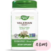 네이쳐스웨이 발레리안루트 Valerian Root 길초근 1590mg 100개입, 1개, 100정, 100개