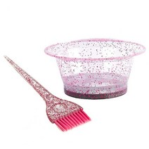 머리 염색 브러쉬 치아 가벼운 반짝이 색조 헤어 브러시 Hairdressing 프로 표백제 살롱 도구 아름다움, [01] 빨간