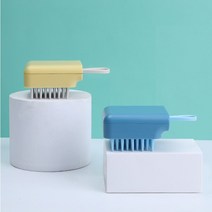 드림딘 반려동물 저자극 목욕 브러쉬, 옐로우