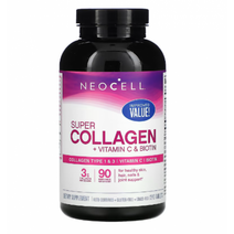 미국 Neocell 네오셀 슈퍼 콜라겐 비타민C 비오틴 타블렛 270정, 1개, 270정 1통