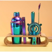 칵테일 쉐이크 세트 바텐더 믹스컵 칵테일 도구 지거 조주기능사 홈바, L