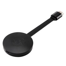 크롬캐스트 무선 디스플레이 동글 WIFI 휴대용 수신기 1080P HDMI 호환 Miracast iOS iPhone iPad/Mac/Android Sma, 01 Black_01 기타 (ae˚) frequ