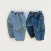 유아 아기 청바지 돌아기 데님 팬츠 아동 키즈 배기 바지