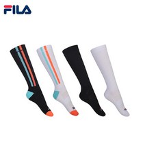 [기타] FILA 휠라 자전거 삭스 긴양말, 색상:블랙 스트라이프