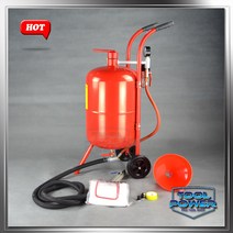 샌더 소형 이동식 가압 배럴 샌드 블라스팅 기계 녹제거 표면 샌딩 쇼트 모래 1, B 10갤런