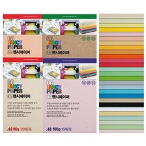 두성종이 OA 팬시페이퍼 80g 25매, P05 분홍색