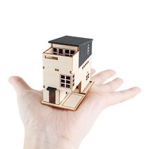 DIY 나무 모형 조립 키트 미니 협소 주택 YM575