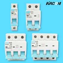 카콘 소형 회로차단기 배선용차단기 KMCB-D, 2극, 4A