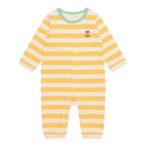 [블루독베이비8] FW23 스트라이프우주복 HJ 43A7004116 (BLUEDOG BABY 유아 출산 백일 선물 도트 강아지 내
