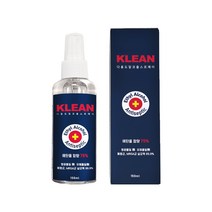 KLEAN-19 에탄올 75% 소독 살균 알콜 스프레이 150ml 차량용 장난감용 안전한 뿌리는 소독제