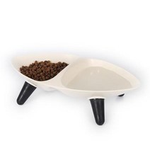 콜리 강아지밥그릇 샤페이 펫사료그릇 화이트 다리, 상세페이지 참조