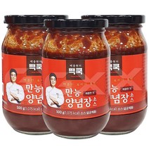 백쿡 백종원의 만능 양념장소스, 500g, 3개
