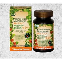 비타민하우스 멀티비타민 웰플러스 60정x1병